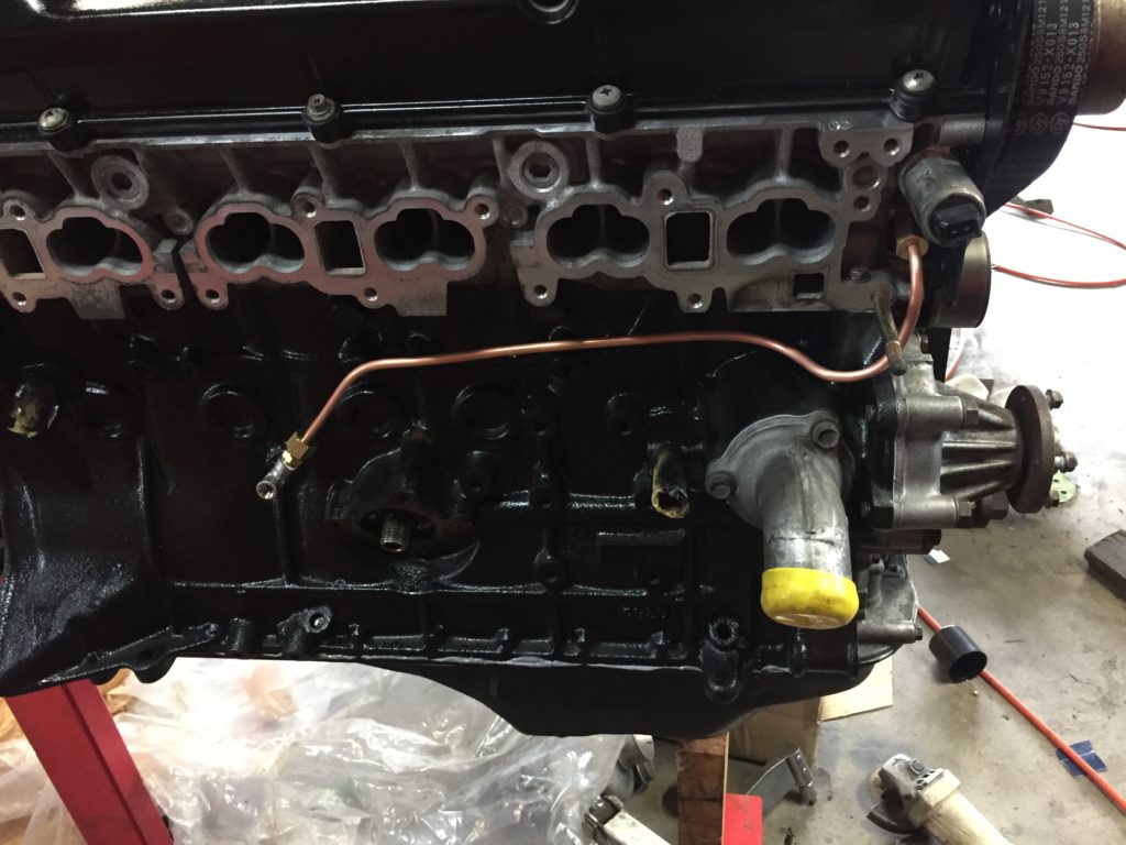 NVCS油路は銅パイプ